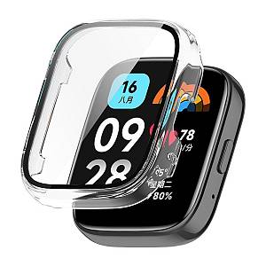 Θήκη Προστασία PC + Tempered Glass Sonique για Xiaomi Redmi Watch 3 Active / Redmi Watch 3 Lite Διάφανο