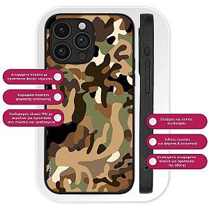 Θήκη Sonique Camouflage Army Series για Realme C33 Καφέ
