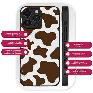 Θήκη Sonique Animal Print Series για Apple iPhone 13 Pro Max Cow 02