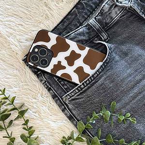 Θήκη Sonique Animal Print Series για Apple iPhone X / iPhone XS Cow 02