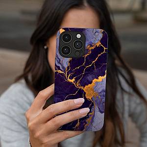 Θήκη Sonique Marble Series για Samsung Galaxy S25 FE Μωβ