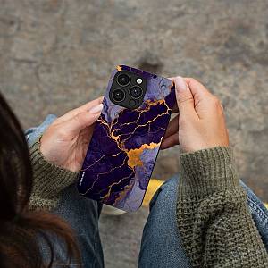 Θήκη Sonique Marble Series για Realme Note 70T 4G Μωβ