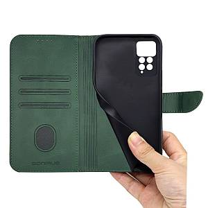 Θήκη Πορτοφόλι Sonique Urban Wallet Xiaomi Redmi Note 11 4G / Redmi Note 11S Πράσινο Σκούρο