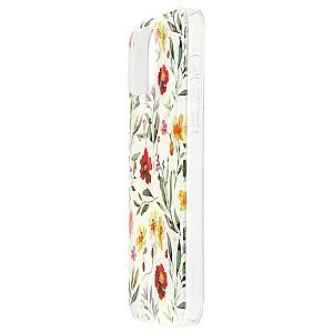Apple iPhone 15 - Glow Glam Flower Case White