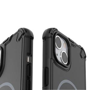 Apple iPhone 15 - Defender Magsafe Black Case