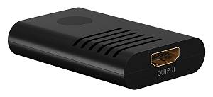 GOOBAY HDMI repeater 58492, 4K/60Hz έως 20m, 4K/30Hz έως 25m, μαύρο 58492