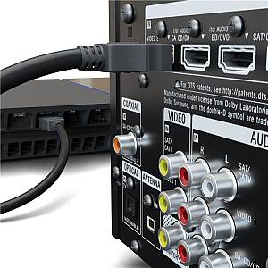GOOBAY καλώδιο HDMI 60619 με Ethernet, 4K/60Hz, 18 Gbps, 0.5m, μαύρο 60619