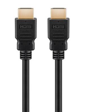 GOOBAY καλώδιο HDMI 60625 με Ethernet, 4K/60Hz, 10.2 Gbps, 7.5m, μαύρο 60625