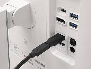 DELOCK αντάπτορας HDMI σε USB-C 61075, 4K/60Hz, μαύρος 61075