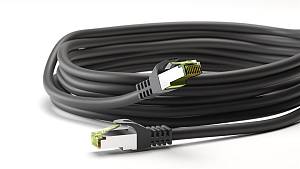 GOOBAY καλώδιο δικτύου 61096, CAT 8.1 S/FTP, copper, LSZH, 5m, μαύρο 61096