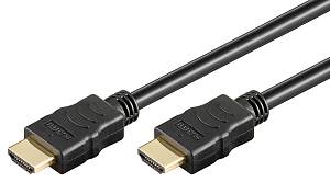 GOOBAY καλώδιο HDMI 2.0 61149 με Ethernet, 4K/60Hz, 18 Gbps, 0.5m, μαύρο 61149