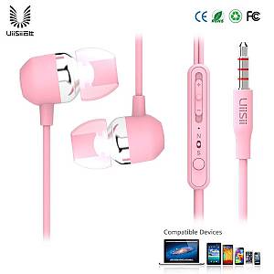 UIISII - Handsfree U3 Round cable PINK