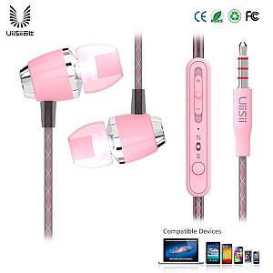 UIISII - Handsfree U4 special Round cable PINK