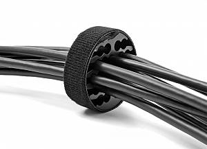 DELOCK οργανωτής καλωδίων 66057 με δεματικό τύπου velcro, 24 καλωδίων 66057