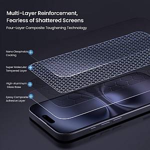 NILLKIN tempered glass 2.5D H+ Pro για Apple iPhone 16 6902048287730
