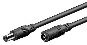 GOOBAY καλώδιο προέκτασης τροφοδοσίας 71400, 5.5x2.1mm, 10m, μαύρο 71400