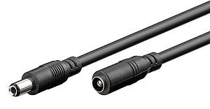 GOOBAY καλώδιο προέκτασης τροφοδοσίας 71401, 5.5x2.5mm, 3m, μαύρο 71401