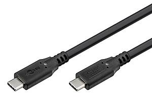 GOOBAY καλώδιο USB-C 74193, USB4, 100W, 40Gbps, 8K/60Hz, 2m, μαύρο 74193
