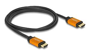 DELOCK καλώδιο HDMI 85728, 8K/60Hz, 48 Gbps, eARC, HDR, 1.5m, μαύρο 85728