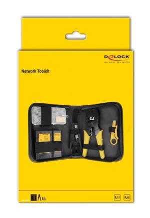DELOCK σετ εργαλείων δικτύου 86696, για καλώδια RJ45 & RJ11 86696