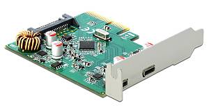 DELOCK κάρτα επέκτασης PCI Express x4 σε 2x USB-C 90397, 10 Gbps 90397
