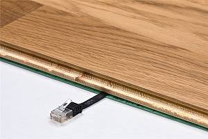 GOOBAY καλώδιο δικτύου 95385, CAT 6 U/UTP, flat, copper, 20m, μαύρο 95385