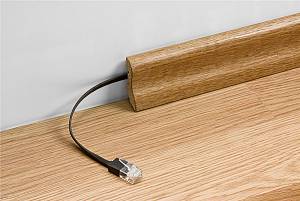 GOOBAY καλώδιο δικτύου 96369, CAT 6A U/UTP, flat, 500MHz, Copper, 10m, λευκό 96369