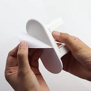 Ασφάλεια πορτών & ντουλαπιών AG442A, 5x12cm, λευκή AG442A