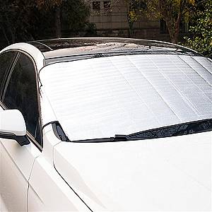 Ηλιοπροστασία παρμπρίζ αυτοκινήτου AG483, εξωτερική, 140x70cm AG483