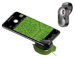 APEXEL φακός μικροσκόπιο APL-MS001 για smartphone κάμερα, 100x zoom, LED APL-MS001
