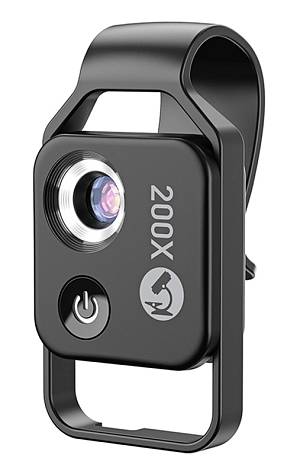 APEXEL φακός μικροσκόπιο APL-MS002 για smartphone κάμερα, 200x zoom, LED APL-MS002
