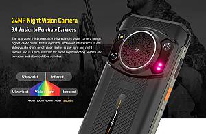 ULEFONE smartphone Armor 21 με ηχείο 3.5W, 6.58, 8/256GB, 9600mAh, IP68/IP69K, μαύρο ARMOR-21-BK