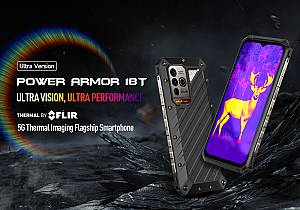ULEFONE smartphone Power Armor 18T Ultra, 6.58, 12/512GB, 5G, 9600mAh, IP68/IP69K, μαύρο ARMOR18TU-BK