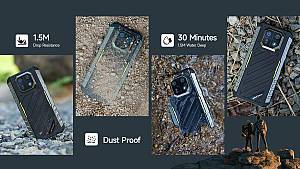 ULEFONE smartphone Armor 22, 6.58, 8/256GB, 6600mAh, IP68/IP69K, μαύρο ARMOR22-256-BK