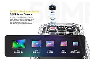 ULEFONE smartphone Armor 27, 6.78, 12/256GB, 10600mAh, IP68/IP69K, μαύρο ARMOR27-BK