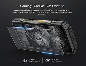 ULEFONE smartphone Armor 27T Pro, 6.78, 12/256GB, 5G, 10600mAh, IP68/IP69K, μαύρο ARMOR27TPRO-BK