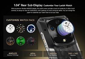 ULEFONE smartphone Armor 28 Pro, 6.67 & 1.04, 16/512GB, 5G, 10600mAh, IP68/IP69K/MIL-STD-810H, μαύρο ARMOR28PRO-BK