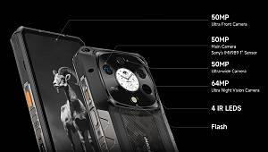 ULEFONE smartphone Armor 28 Pro, 6.67 & 1.04, 16/512GB, 5G, 10600mAh, IP68/IP69K/MIL-STD-810H, μαύρο ARMOR28PRO-BK