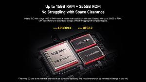 ULEFONE smartphone Armor Mini 20T Pro, 4.7, 8/256GB, 5G, 6200mAh, IP68/IP69K, μαύρο ARMORMINI20TPRO-BK