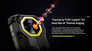 ULEFONE smartphone Armor Mini 20T Pro, 4.7, 8/256GB, 5G, 6200mAh, IP68/IP69K, μαύρο ARMORMINI20TPRO-BK