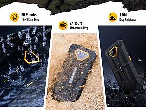ULEFONE smartphone Armor X13, 6.52, 6/64GB, 6320mAh, IP68/IP69K, μαύρο ARMORX13-BK