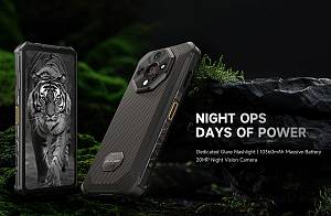 ULEFONE smartphone Armor X16, 6.56, 6/128GB, 10360mAh, IP68/IP69K/MIL-STD-810H, μαύρο ARMORX16-BK