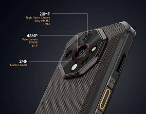 ULEFONE smartphone Armor X16, 6.56, 6/128GB, 10360mAh, IP68/IP69K/MIL-STD-810H, μαύρο ARMORX16-BK