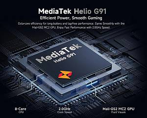 ULEFONE smartphone Armor X16, 6.56, 6/128GB, 10360mAh, IP68/IP69K/MIL-STD-810H, μαύρο ARMORX16-BK