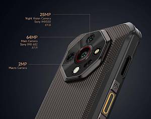 ULEFONE smartphone Armor X16 Pro, 6.56, 8/256GB, 5G, 10360mAh, IP68/IP69K/MIL-STD-810H, μαύρο ARMORX16PRO-BK