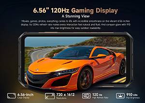 ULEFONE smartphone Armor X16 Pro, 6.56, 8/256GB, 5G, 10360mAh, IP68/IP69K/MIL-STD-810H, μαύρο ARMORX16PRO-BK