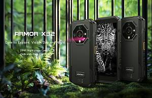 ULEFONE smartphone Armor X32, 5.65, 6/128GB, 5500mAh, IP68/IP69K, μαύρο ARMORX32-BK