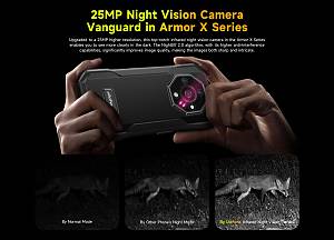 ULEFONE smartphone Armor X32 Pro, 5.65, 8/256GB, 5G, 5500mAh, IP68/IP69K, μαύρο ARMORX32PRO-BK