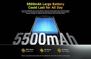 ULEFONE smartphone Armor X32 Pro, 5.65, 8/256GB, 5G, 5500mAh, IP68/IP69K, μαύρο ARMORX32PRO-BK