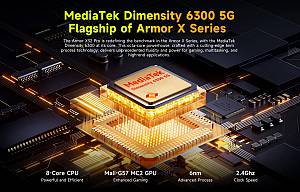 ULEFONE smartphone Armor X32 Pro, 5.65, 8/256GB, 5G, 5500mAh, IP68/IP69K, μαύρο ARMORX32PRO-BK